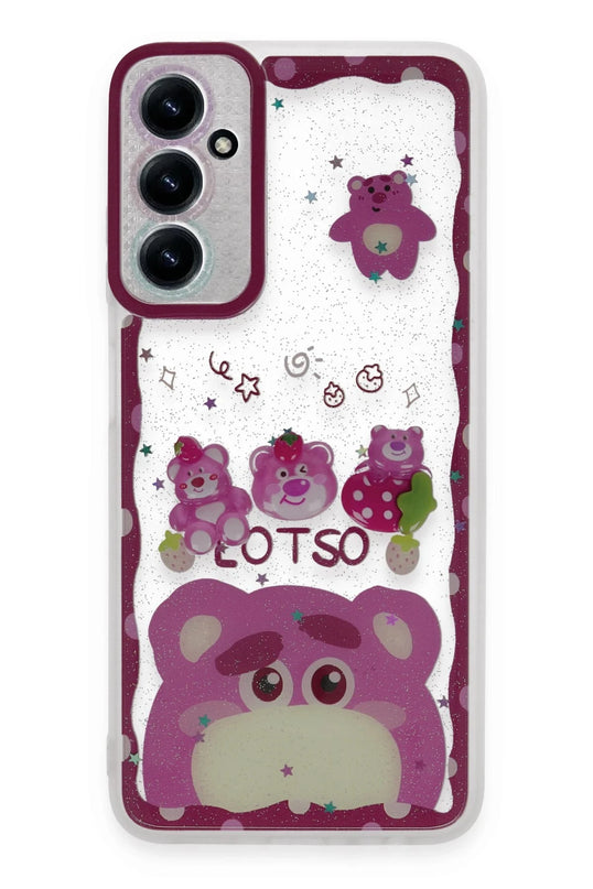 Samsung Galaxy A05S Sweet Desenli Silikon Kapak Kılıf - Pembe