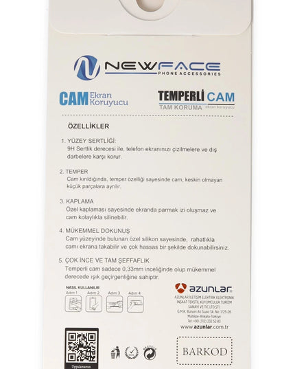 Samsung Galaxy A06 3D Antistatik Cam Ekran Koruyucu 3