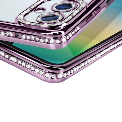 Samsung Galaxy A06 Joke Simli Magneticsafe Kılıf - Derin Mor 3