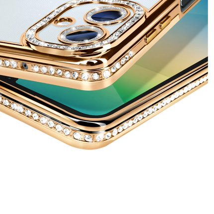 Samsung Galaxy A06 Joke Simli Magneticsafe Kılıf - Gold 3