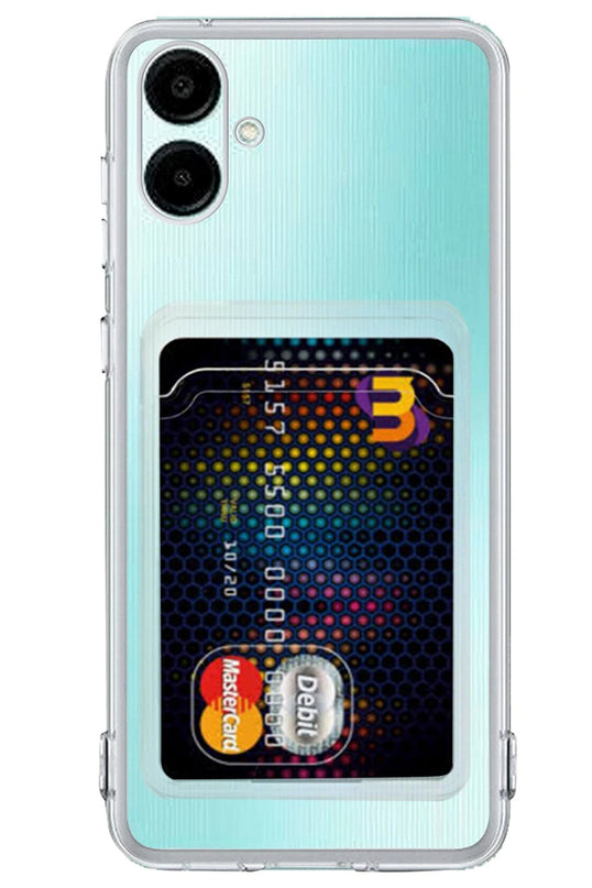Samsung Galaxy A06 Kart Şeffaf Silikon Kılıf