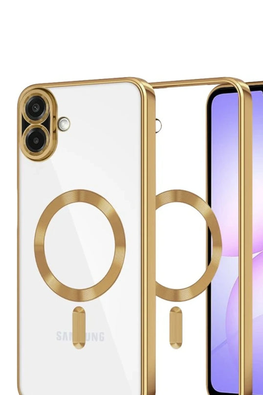 Samsung Galaxy A07 4G Kross Magneticsafe Kapak Kılıf - Gold 2