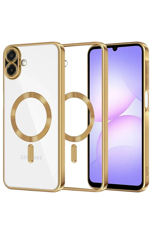 Samsung Galaxy A07 4G Kross Magneticsafe Kapak Kılıf - Gold