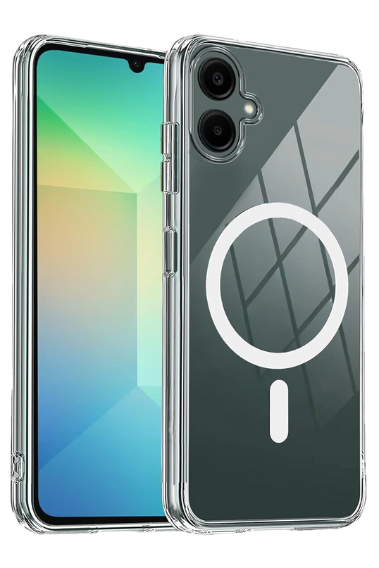 Samsung Galaxy A07 4G Combo Sert Şeffaf Magsafe Kapak Kılıf