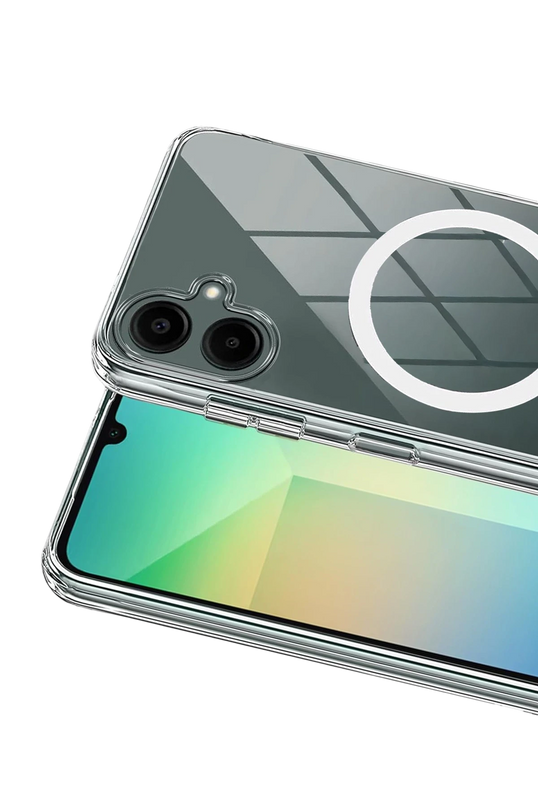 Samsung Galaxy A07 4G Combo Sert Şeffaf Magsafe Kapak Kılıf 2