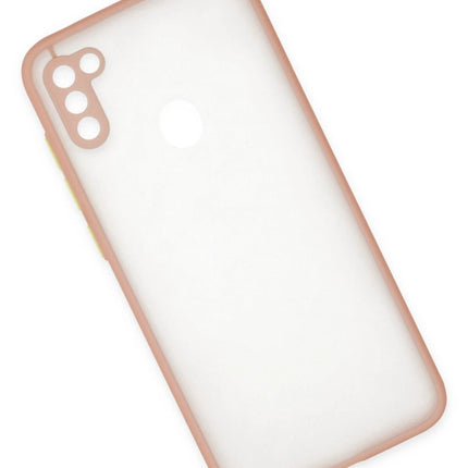 Samsung Galaxy A11 Montreal Silikon Kapak Kılıf - Pembe 2