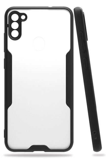 Samsung Galaxy A11 Platin Silikon Kılıf - Siyah