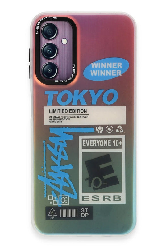 Samsung Galaxy A14 4G Estoril Desenli Kapak Kılıf - Desen 1 2