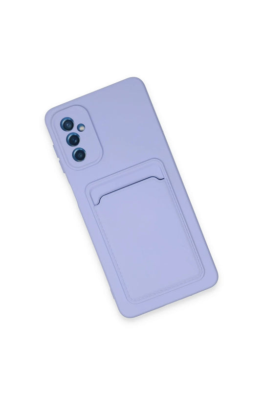 Samsung Galaxy A14 4G Kelvin Kartvizitli Silikon Kılıf - Lila 3