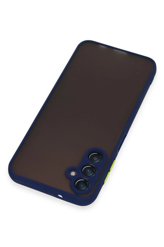 Samsung Galaxy A14 4G Montreal Silikon Kapak Kılıf - Lacivert 3