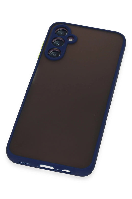 Samsung Galaxy A14 4G Montreal Silikon Kapak Kılıf - Lacivert 4