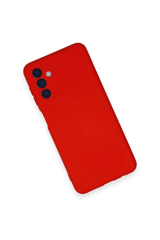 Samsung Galaxy A14 4G Nano içi Kadife Silikon Kılıf - Kırmızı 3