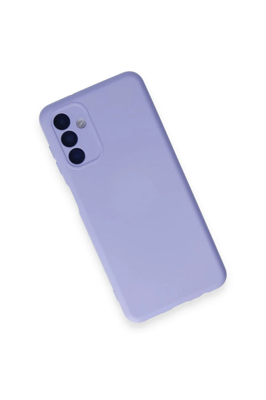 Samsung Galaxy A14 4G Nano içi Kadife Silikon Kılıf - Lila 3