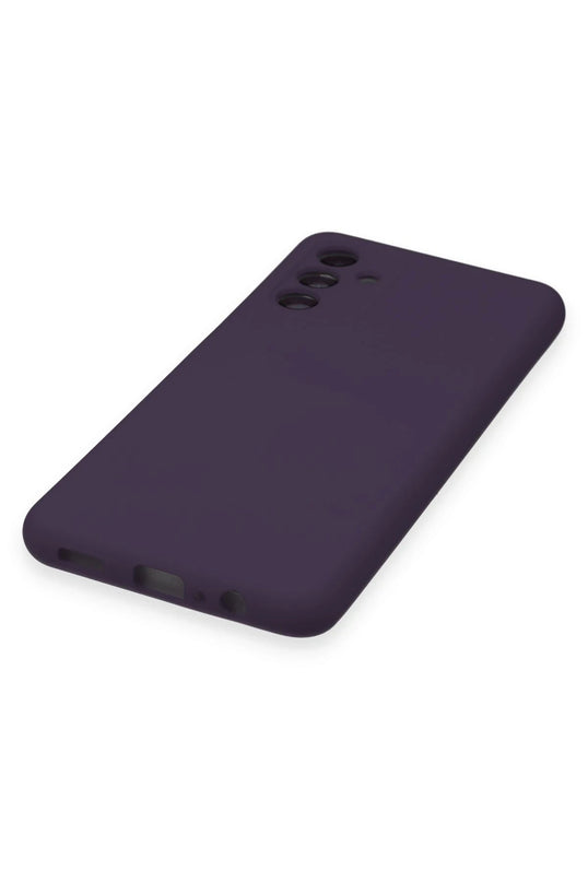 Samsung Galaxy A14 4G Nano içi Kadife Silikon Kılıf - Mor 5