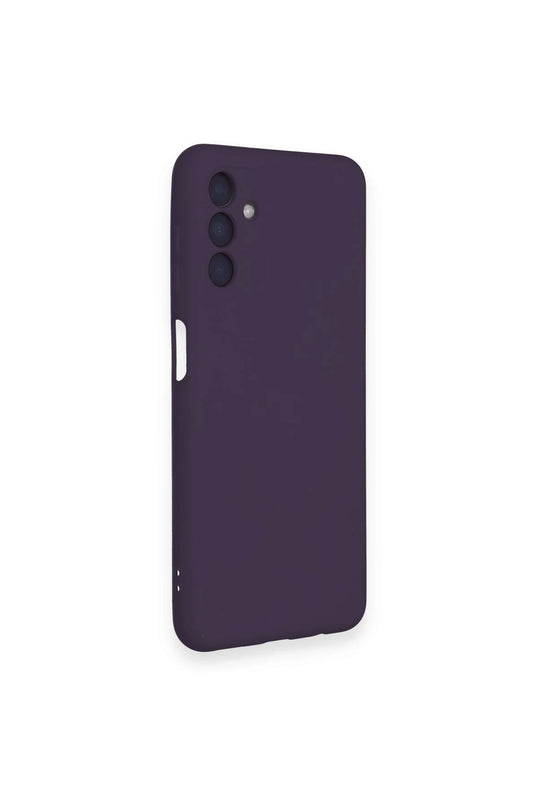 Samsung Galaxy A14 4G Nano içi Kadife Silikon Kılıf - Mor 2