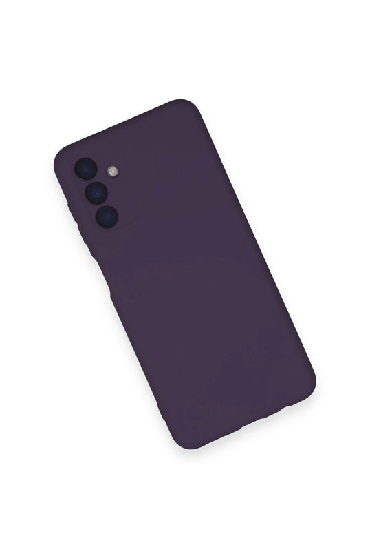 Samsung Galaxy A14 4G Nano içi Kadife Silikon Kılıf - Mor 3