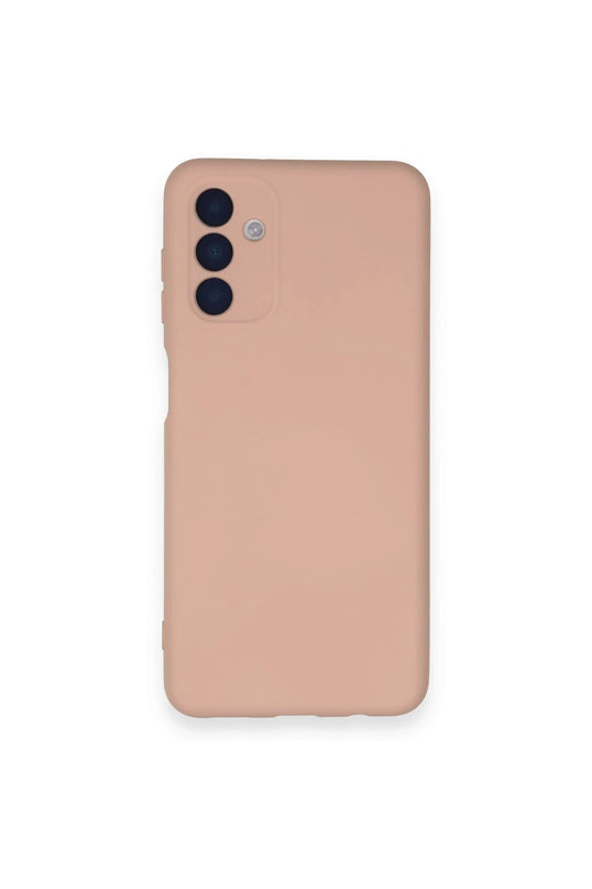 Samsung Galaxy A14 4G Nano içi Kadife Silikon Kılıf - Pudra