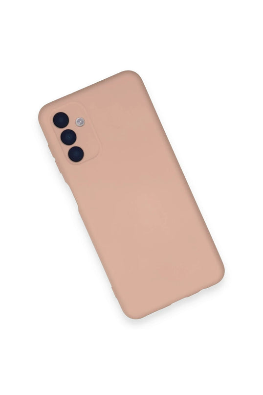 Samsung Galaxy A14 4G Nano içi Kadife Silikon Kılıf - Pudra 3