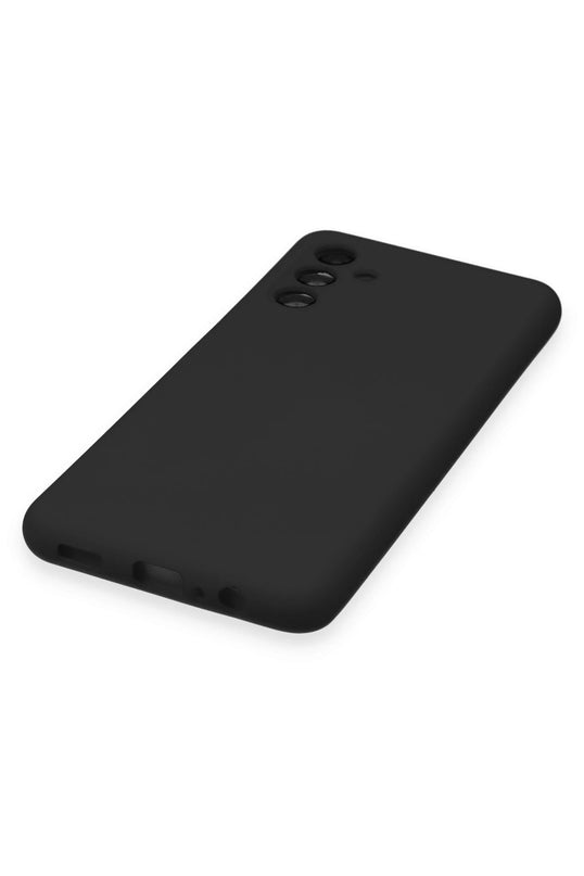 Samsung Galaxy A14 4G Nano içi Kadife Silikon Kılıf - Siyah 5