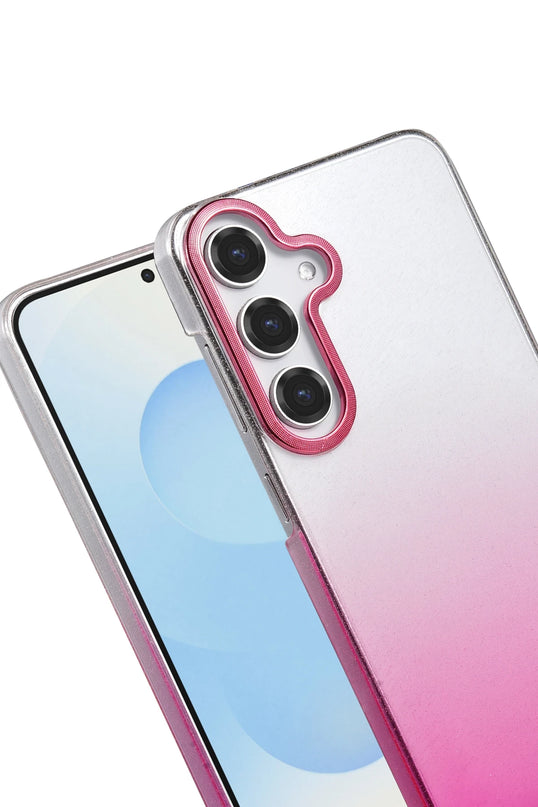 Samsung Galaxy A15 4G Glossy Kapak Kılıf - Pembe 2