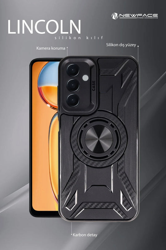Samsung Galaxy A15 4G Lincoln Silikon Kılıf - Lacivert 4