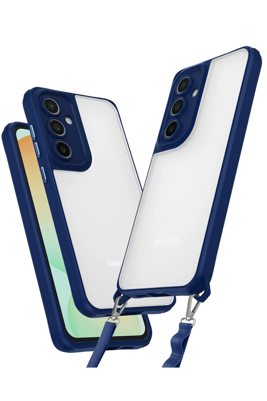 Samsung Galaxy A15 4G Penta Silikon Kılıf - Lacivert