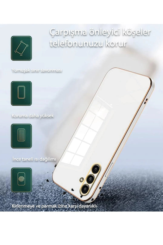 Samsung Galaxy A15 4G Volet Silikon Kılıf - Mavi 2