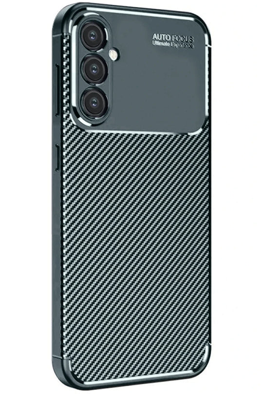 Samsung Galaxy A16 5G Auto Focus Karbon Kapak Kılıf - Koyu Yeşil