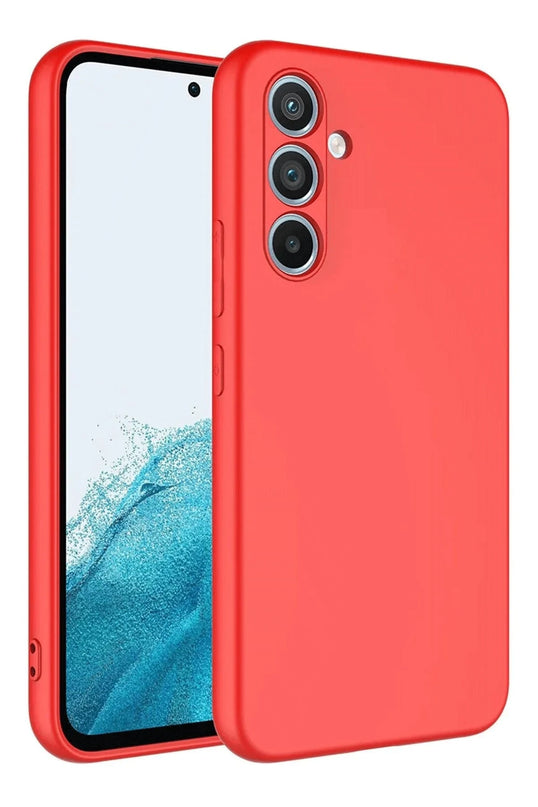 Samsung Galaxy A16 5G First Silikon Kılıf - Kırmızı