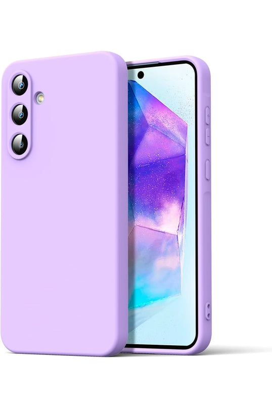 Samsung Galaxy A16 5G Nano içi Kadife Silikon Kılıf - Lila