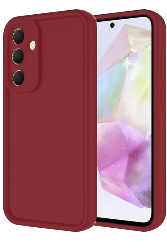 Samsung Galaxy A16 5G Viera Silikon Kılıf - Bordo
