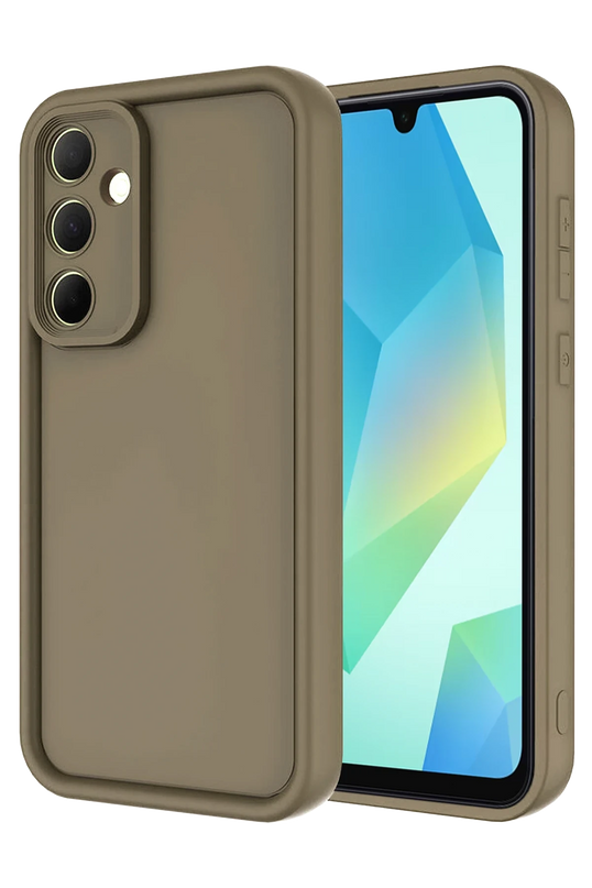 Samsung Galaxy A16 5G Viera Silikon Kılıf - Kahverengi
