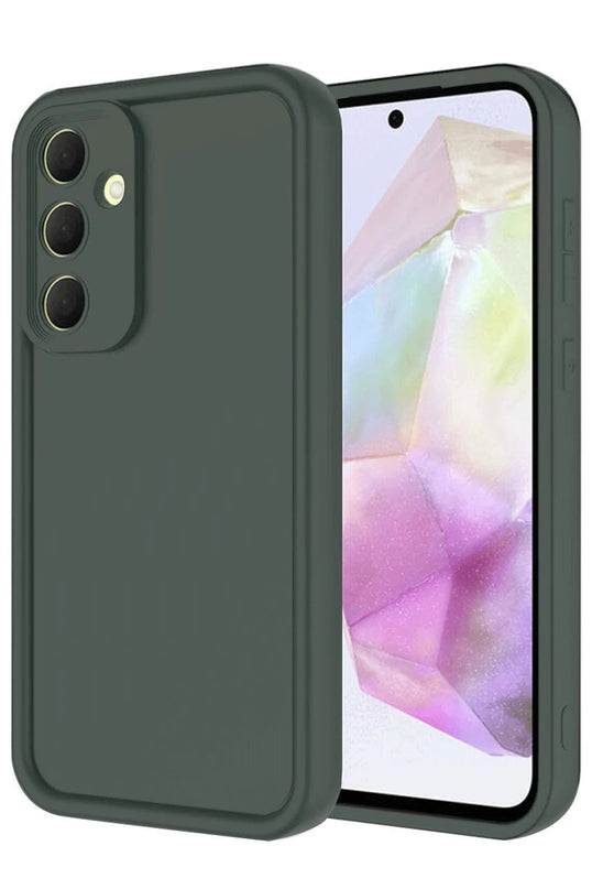 Samsung Galaxy A16 5G Viera Silikon Kılıf - Koyu Yeşil