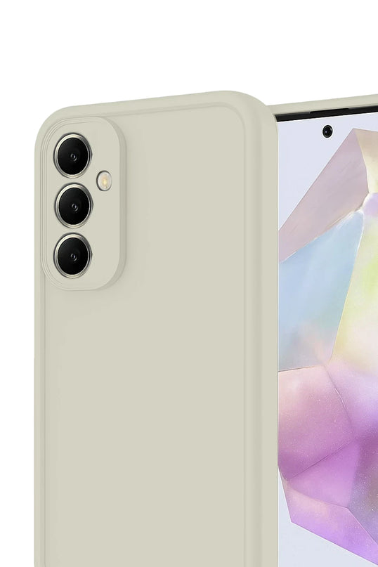 Samsung Galaxy A16 5G Viera Silikon Kılıf - Krem 3