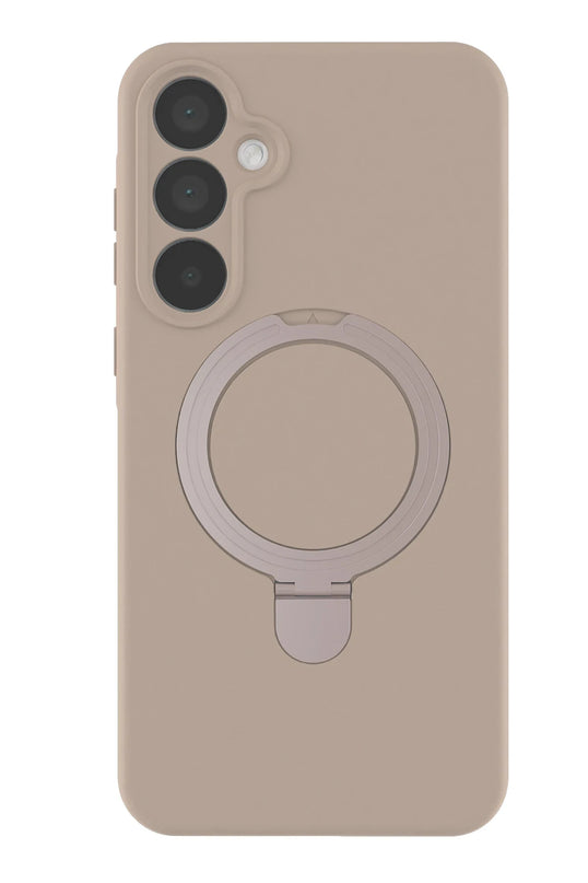 Samsung Galaxy A16 5G Regal Magsafe Standlı Kapak Kılıf - Çöl Titanyum 2