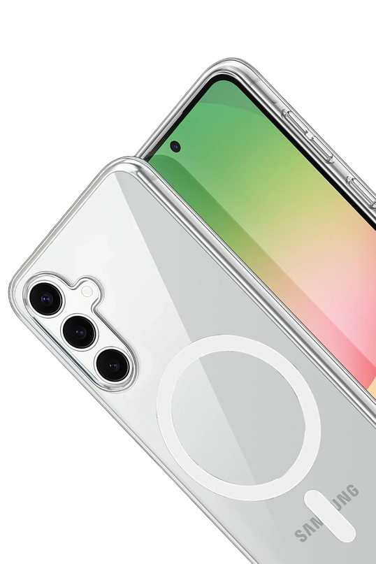 Samsung Galaxy A17 5G Combo Sert Şeffaf Magsafe Kapak Kılıf 3