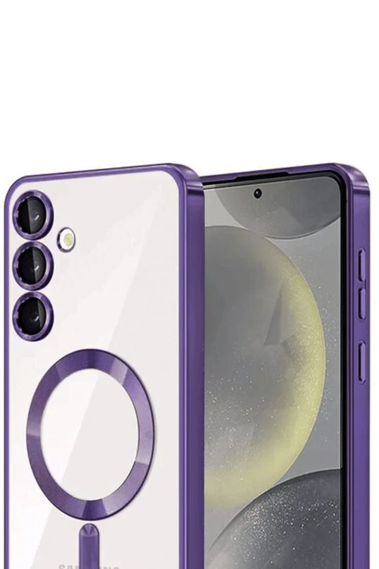 Samsung Galaxy A17 5G Kross Magneticsafe Kapak Kılıf - Mor 2