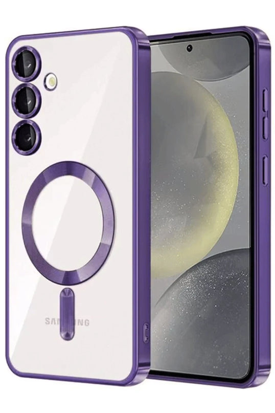 Samsung Galaxy A17 5G Kross Magneticsafe Kapak Kılıf - Mor