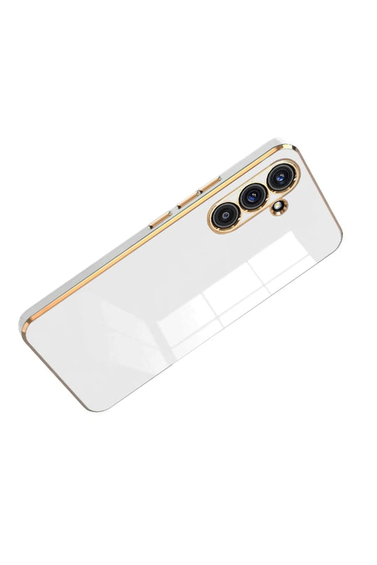 Samsung Galaxy A17 5G Volet Silikon Kılıf - Beyaz 3