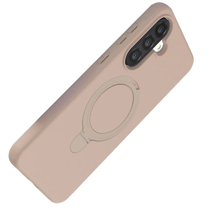 Samsung Galaxy A17 5G Regal Magsafe Standlı Kapak Kılıf - Çöl Titanyum 4
