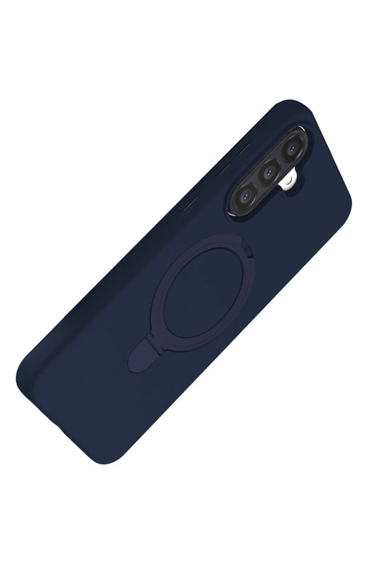 Samsung Galaxy A17 5G Regal Magsafe Standlı Kapak Kılıf - Lacivert 4