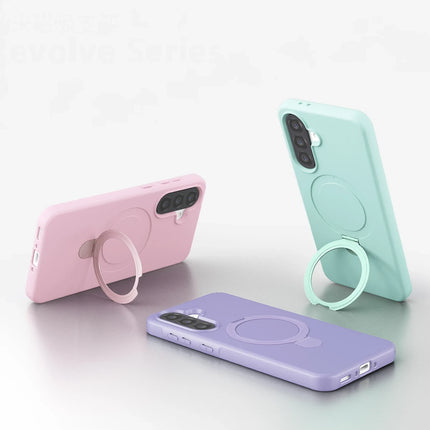 Samsung Galaxy A17 5G Regal Magsafe Standlı Kapak Kılıf - Siyah 5