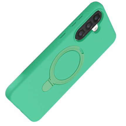 Samsung Galaxy A17 5G Regal Magsafe Standlı Kapak Kılıf - Yeşil 4