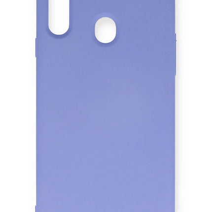 Samsung Galaxy A20S Nano içi Kadife Silikon Kılıf - Lila