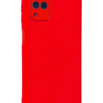 Samsung Galaxy A22 Lansman Glass Kapak Kılıf - Kırmızı 2