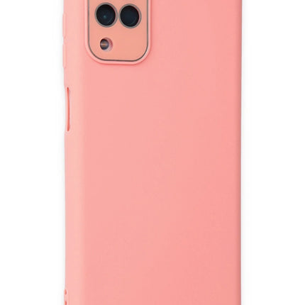 Samsung Galaxy A22 Lansman Glass Kapak Kılıf - Pembe 2