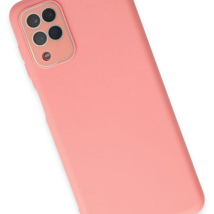 Samsung Galaxy A22 Lansman Glass Kapak Kılıf - Pembe 3