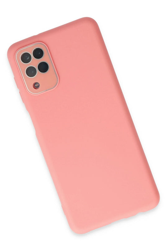 Samsung Galaxy A22 Lansman Glass Kapak Kılıf - Pembe 3
