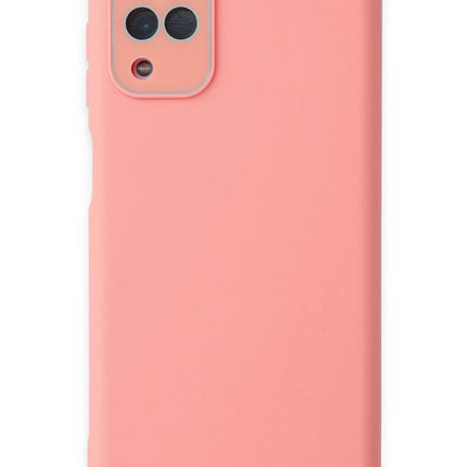 Samsung Galaxy A22 Lansman Glass Kapak Kılıf - Pembe