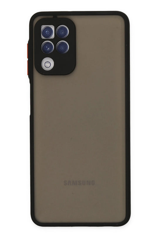 Samsung Galaxy A22 Montreal Silikon Kapak Kılıf - Siyah